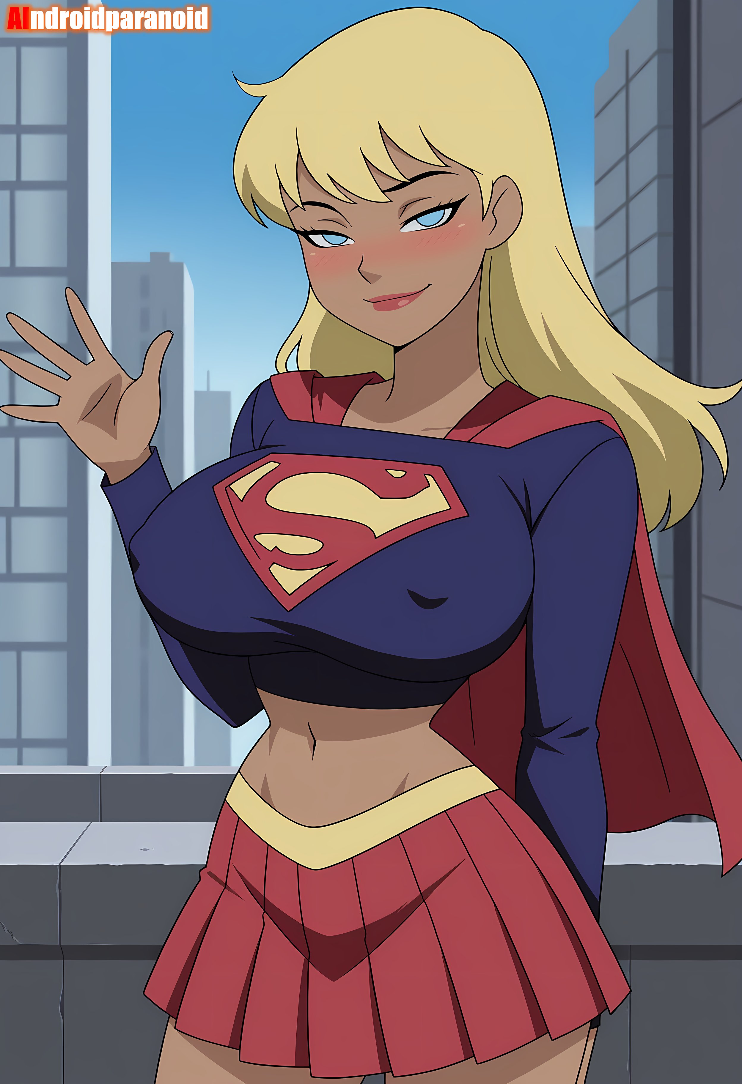 1girls, ai generated, aindroidparanoid, ass, big ass, big breasts, big butt, blonde hair, breasts, busty, cartoon, cartoon network, curvy, cute, dark skin, dc, dc comics, fat ass, female, female only, hair, hi res, hips, huge ass, huge breasts, human, justice league, kara zor-el, karen starr, large ass, large breasts, legs, narrow waist, slim waist, supergirl, superheroine, superman (series), tagme, thick ass, thick thighs, voluptuous, waist, wide hips
