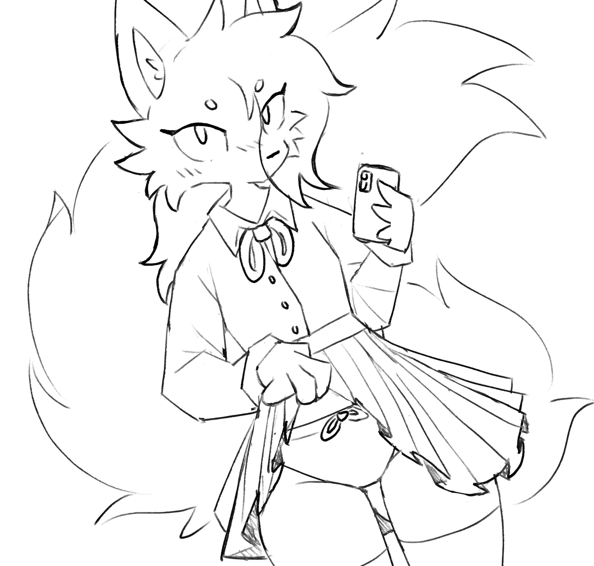 1girls, 2025, anthro, chelsea (millislushi), clothing, dutch angle, female, female only, furry, furry female, furry only, millislushi, panties, skirt, skirt lift, tagme