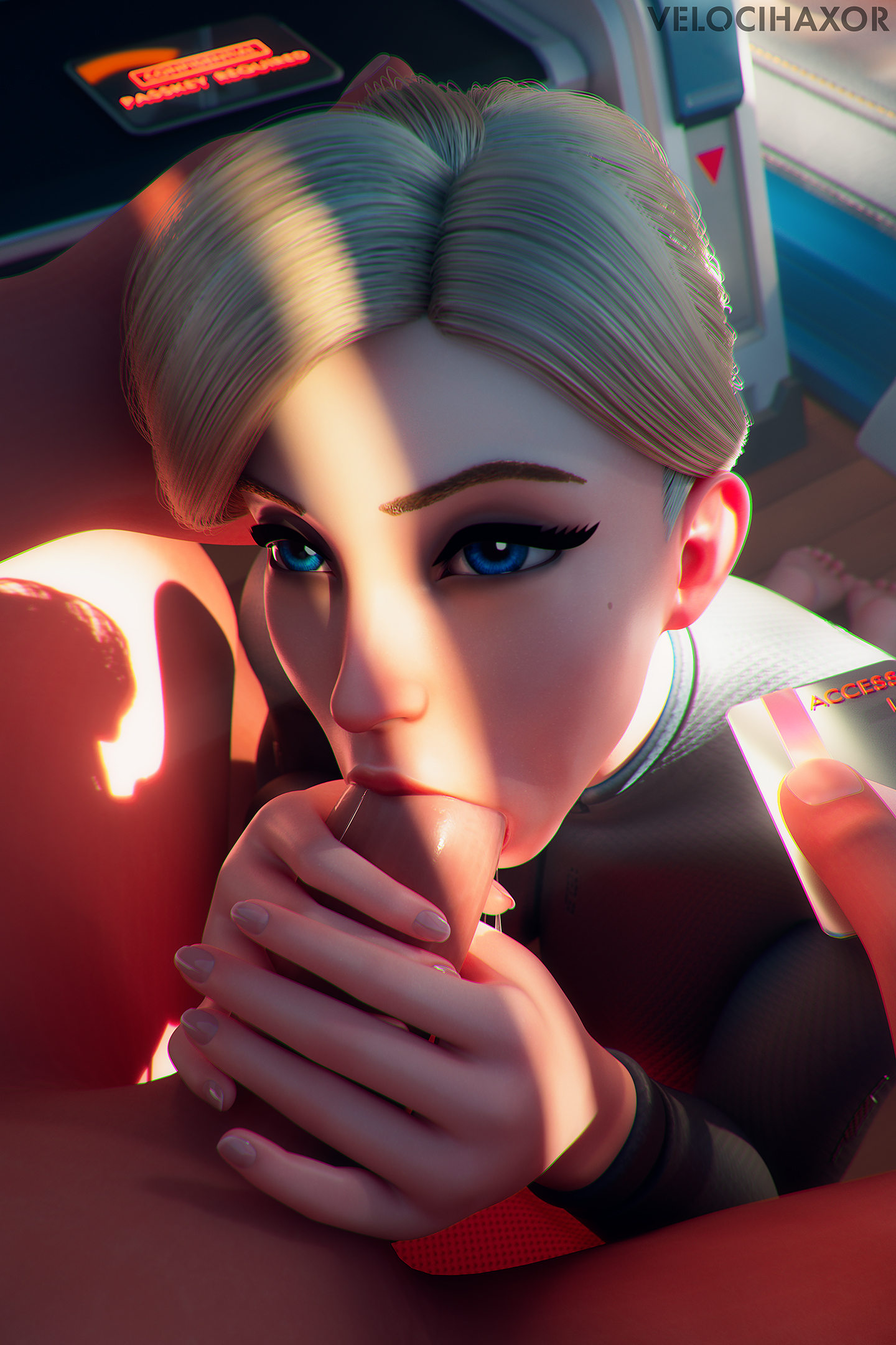 1boy, 1girls, 2025, 3d, angela ziegler, blowjob, clothed, clothed female, clothed female nude male, completely nude, detailed background, duo, fellatio, female, indoors, male, mercy, nude, nude male, oral, oral sex, overwatch, overwatch 2, partial male, straight, straight sex, tagme, velocihaxor