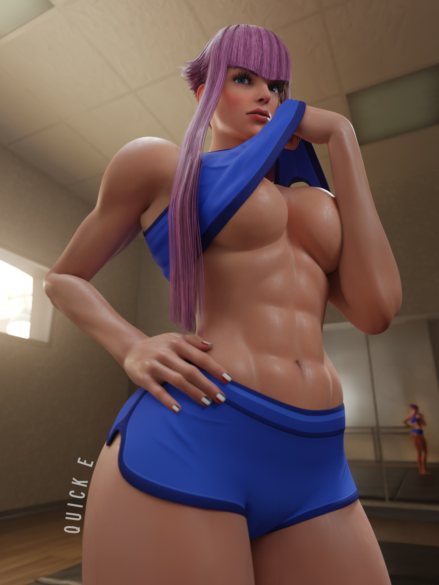 3d, breasts, capcom, female, manon legrand, quick e, street fighter, street fighter 6, tagme, underboob