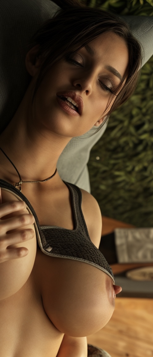 3d, breasts, claire redfield, claire redfield (jordan mcewen), female, realistic, resident evil, resident evil 2, resident evil 2 remake