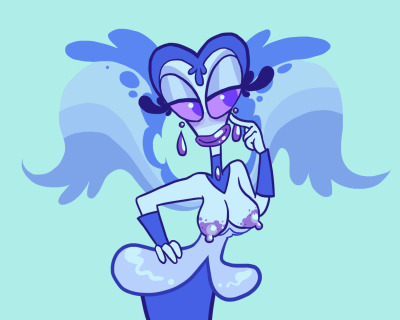 alien artist_request breasts breasts_out character_request female tagme wander_over_yonder