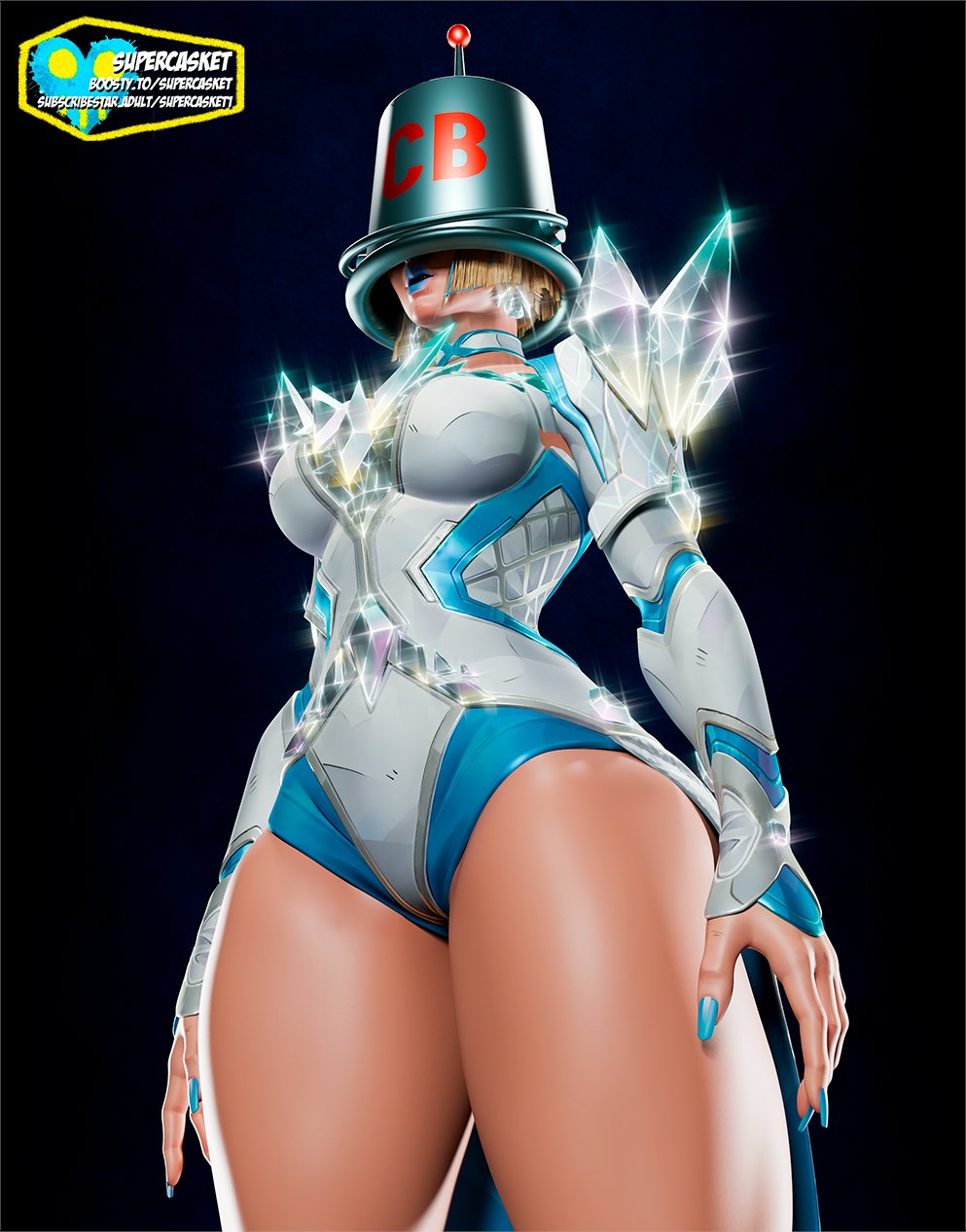 1girls, 3d, ass, below view, big ass, big breasts, big thighs, blonde female, blonde hair, blue lipstick, blue nails, bob cut, breasts, bust, busty, chest, chum bucket bucket helmet, curvaceous, curvy, curvy figure, emma frost, emma frost (marvel rivals), female, hellfire club, hips, hourglass figure, huge ass, huge thighs, large ass, large thighs, legs, light skin, light-skinned female, low-angle view, marvel, marvel comics, marvel rivals, mature, mature female, medium hair, mind control, mutant, slightly open mouth, slim waist, supercasket, thick, thick hips, thick legs, thick thighs, thighs, viewed from below, voluptuous, waist, white queen, wide hips, wide thighs, x-men
