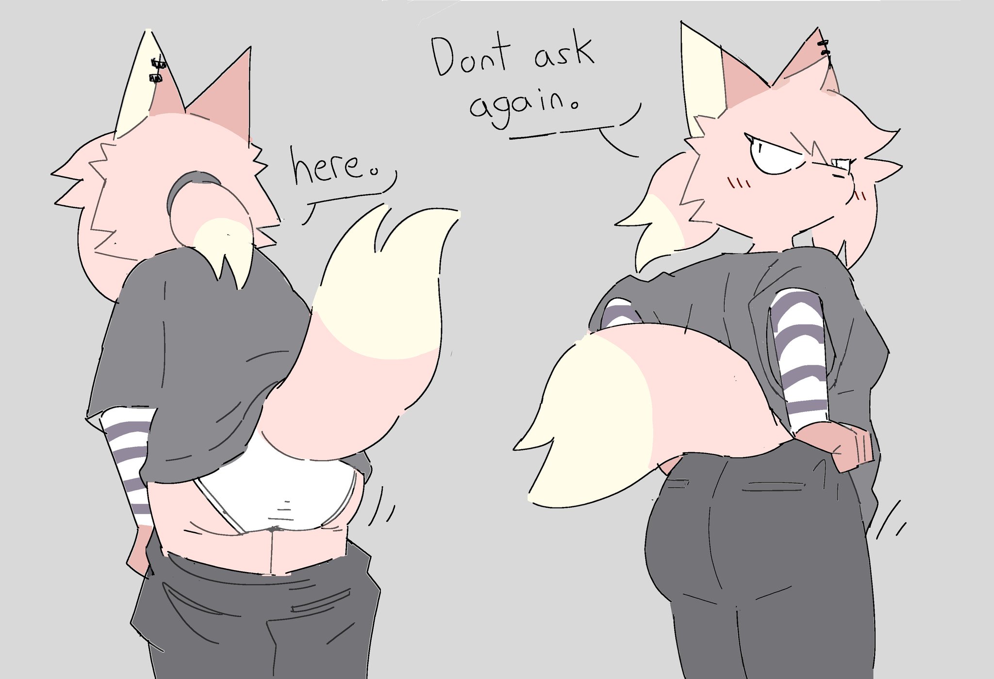 2026, annoyed, annoyed expression, chelsea (millislushi), clothed, clothing, female, female only, furry, furry female, furry only, looking at viewer, millislushi, tagme, talking to viewer, underwear