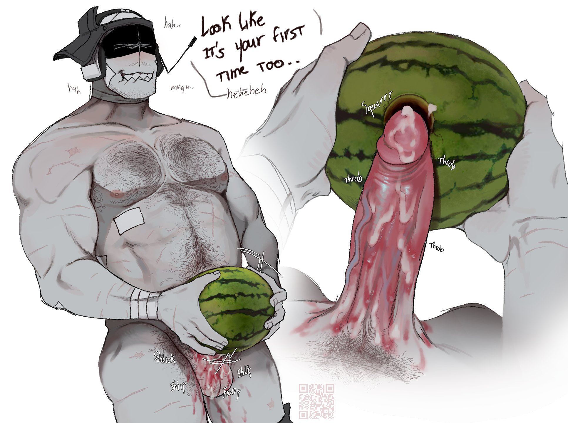 deimos, deimos (madness combat), madness combat, male, male only, watermelon, waxxeddoghouse