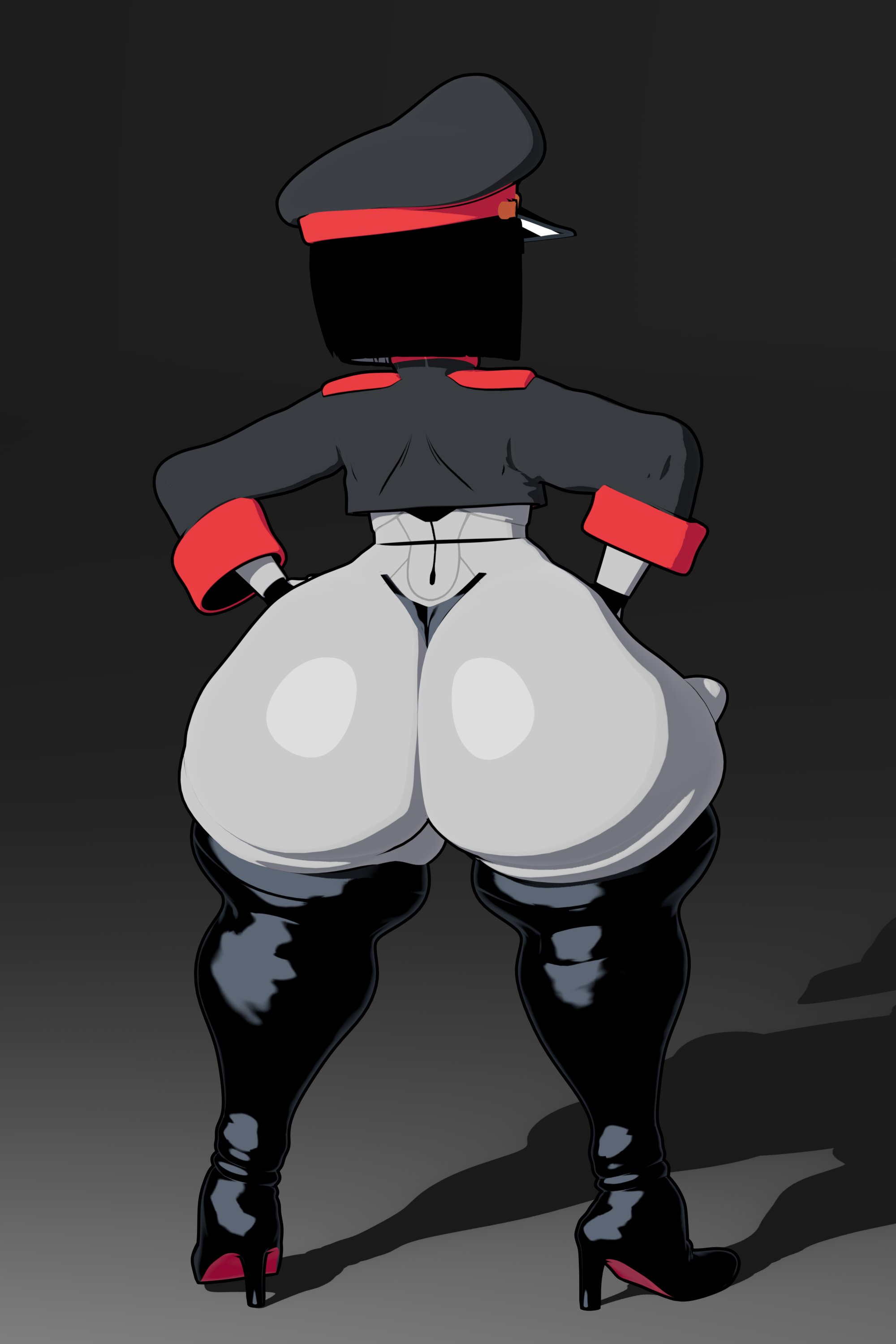 3d, ass, big ass, fatalchaos, huge ass, lewdssonk, robot commander (bingbingzi), shortstack, thick thighs, wide hips
