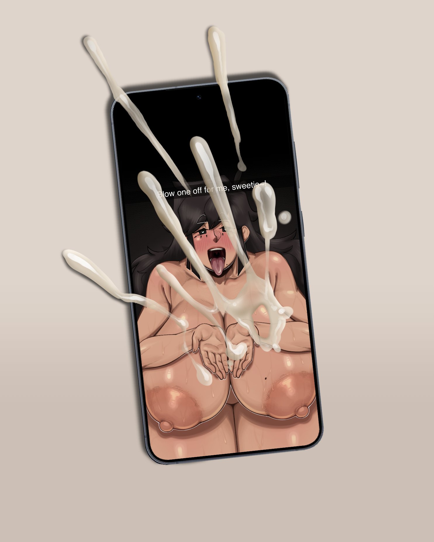 amura (ompongworks), cum, cum tribute, huge breasts, jerk off instructions, joi, ompongworks, thick thighs
