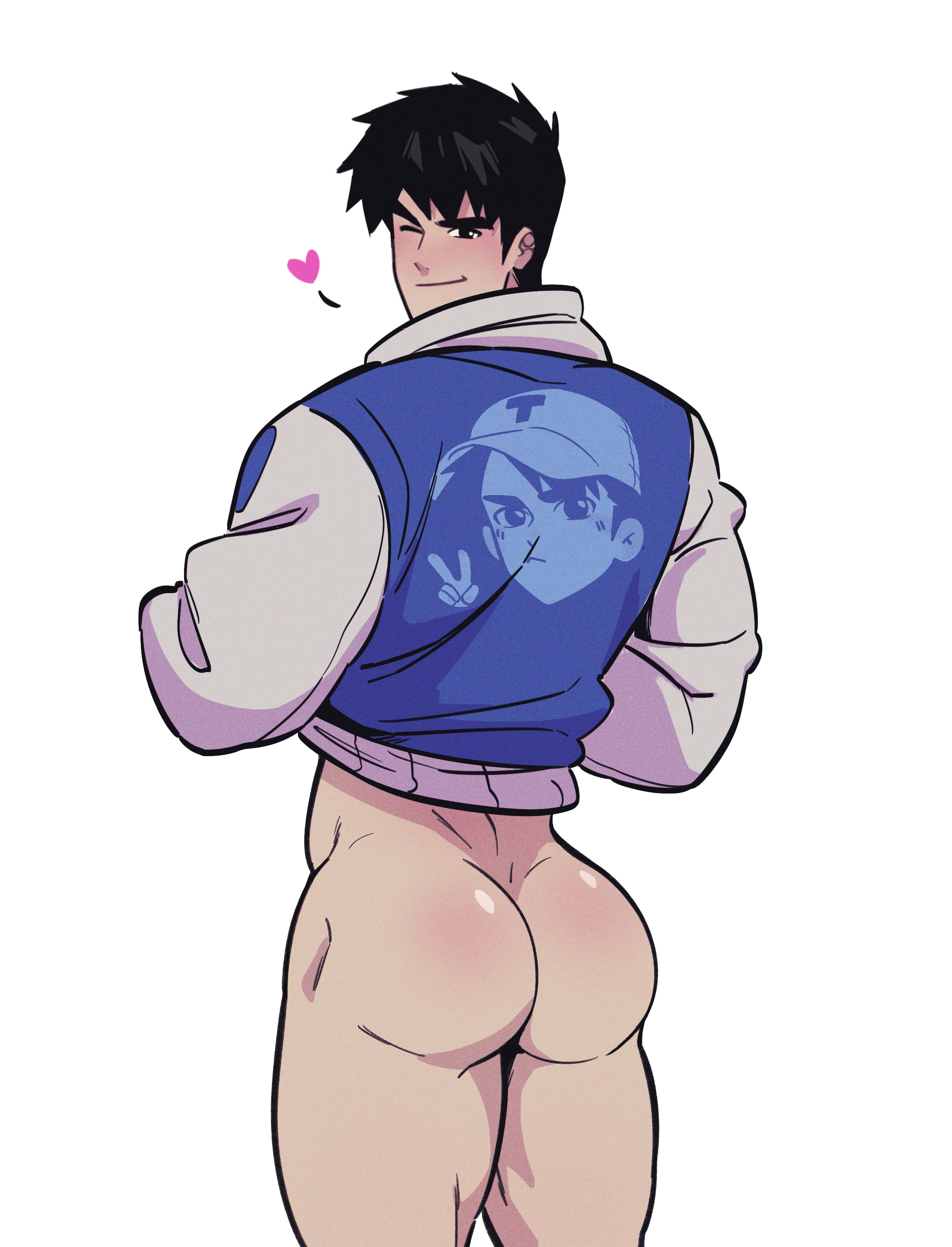 ass, bara, clothing, gay, gay male, male, male only, masculine male, muscular, muscular male, nude, toumaart, yaoi