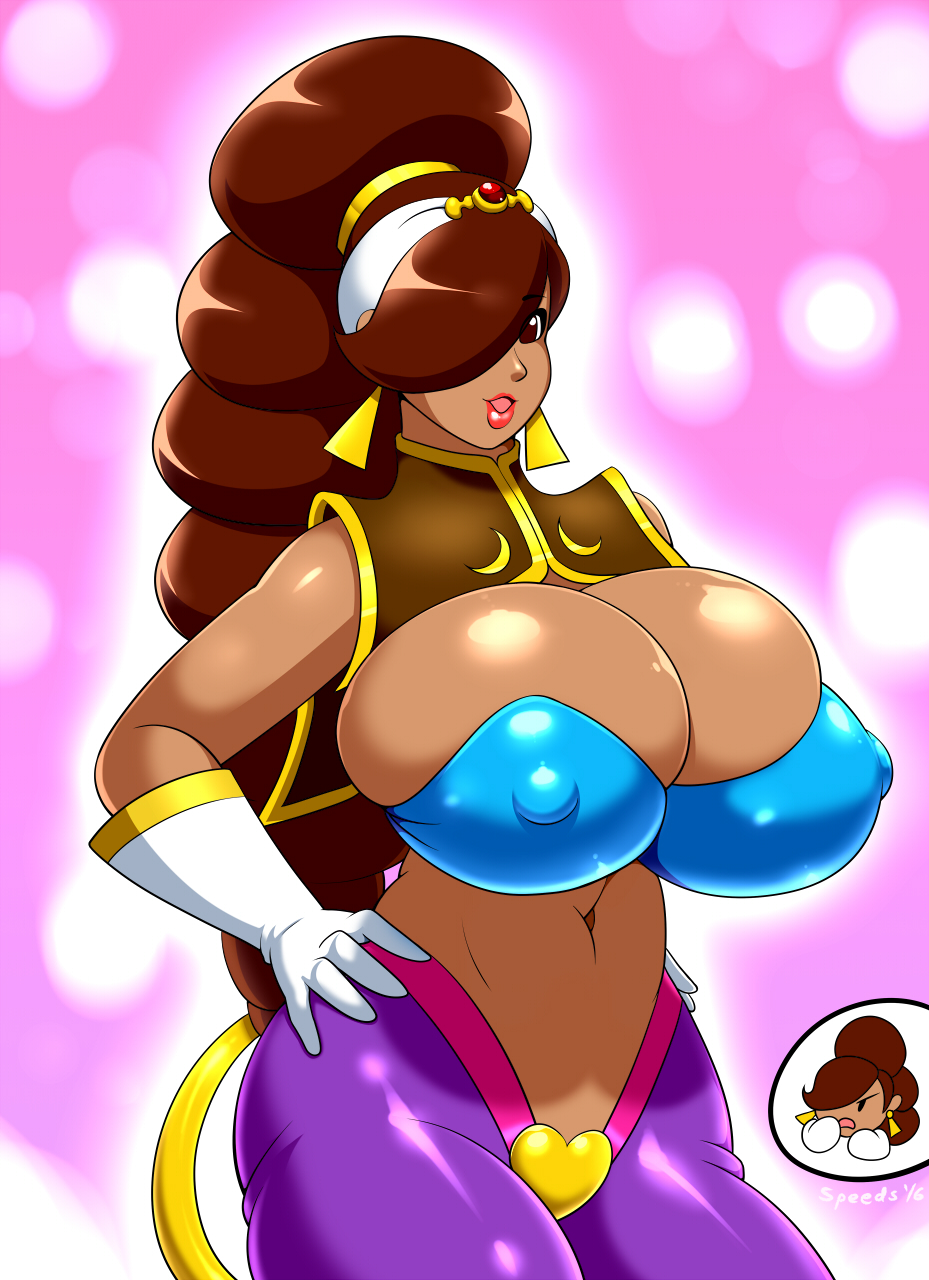 big_breasts breasts dark_skin power_stone rouge_(power_stone) sh speeds