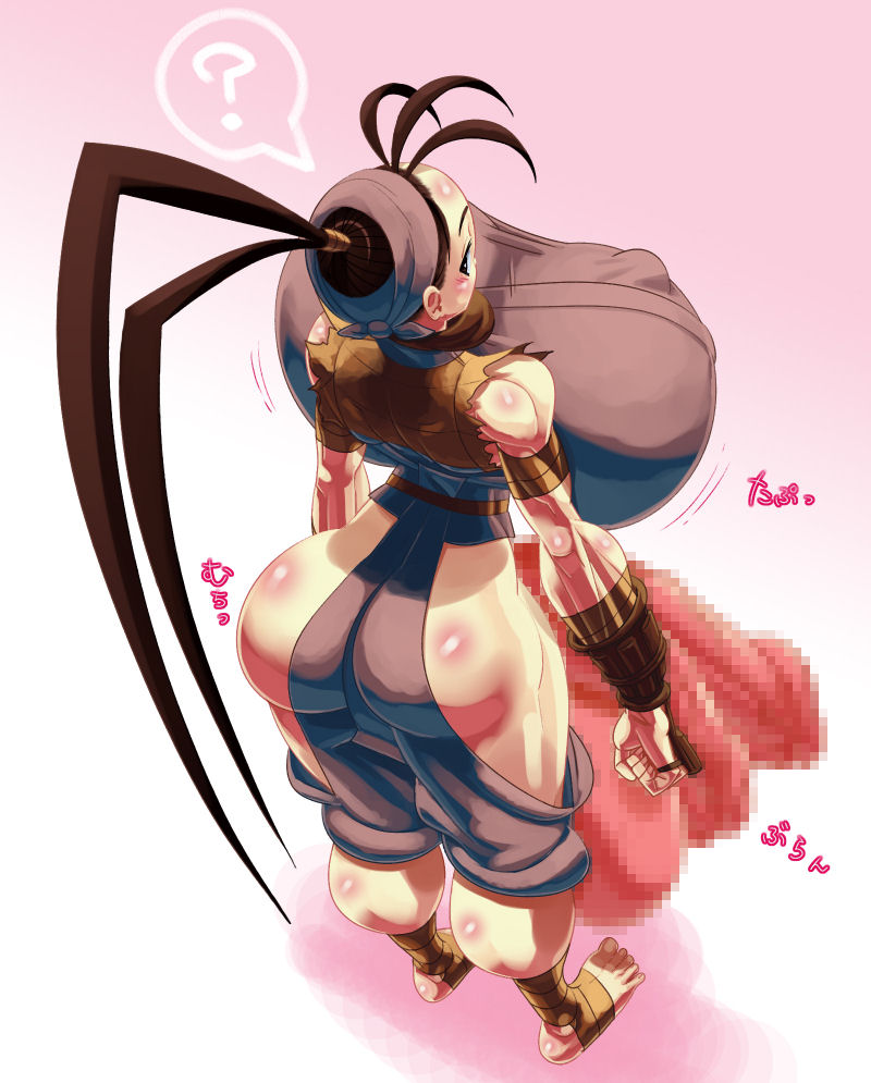 1futa ass balls bare_calves bare_thighs biceps breasts brown_hair bubble_butt butt calves capcom censored diphallia diphallism erect_nipples futa_only futanari hourglass_figure huge_balls huge_cock hyper hyper_breasts hyper_penis ibuki_(street_fighter) ibuki_hyper_futa intersex kumogakure kunoichi long_hair multi_penis muscles muscular muscular_female nipple_bulge penis solo standing street_fighter