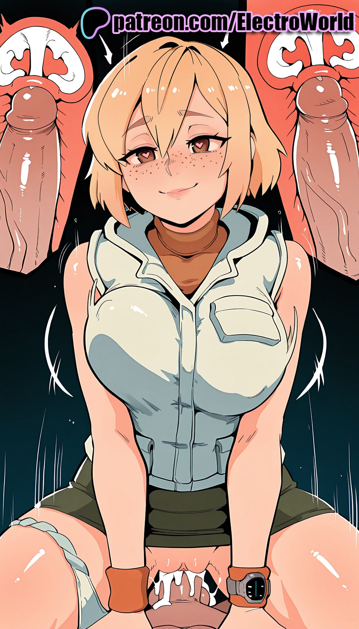 1boy, 1girls, 2025, ai generated, artist name, bar censor, blonde hair, breasts, bust, cervix, chest, clit, clitoral hood, clitoris, clothed female nude male, clothed sex, cock, cowgirl position, cross section, cum, cum in pussy, deep penetration, dick, disembodied penis, ejaculation, electroworld, erection, exposed clitoris, exposed pussy, female, fucking, happy sex, heather mason, hi res, high quality, high resolution, highres, inset, intercourse, internal cumshot, japari symbol, juicy pussy, legs apart, legs spread, love making, mars symbol, meat, open legs, orgasm, overflow, ovum, panties, panties around one leg, patreon, patreon username, penetration, penis, pointless condom, pussy, reverse cowgirl position, reverse upright straddle, riding, sex, sexual intercourse, silent hill, silent hill 3, solo focus, sperm cell, splayed legs, spread legs, stable diffusion, straddling, straight, testicles, tight pussy, uncensored, underwear, uterus, vagina, vaginal penetration, veins, veiny penis, watch, watermark, woman on top, wristwatch, x-ray