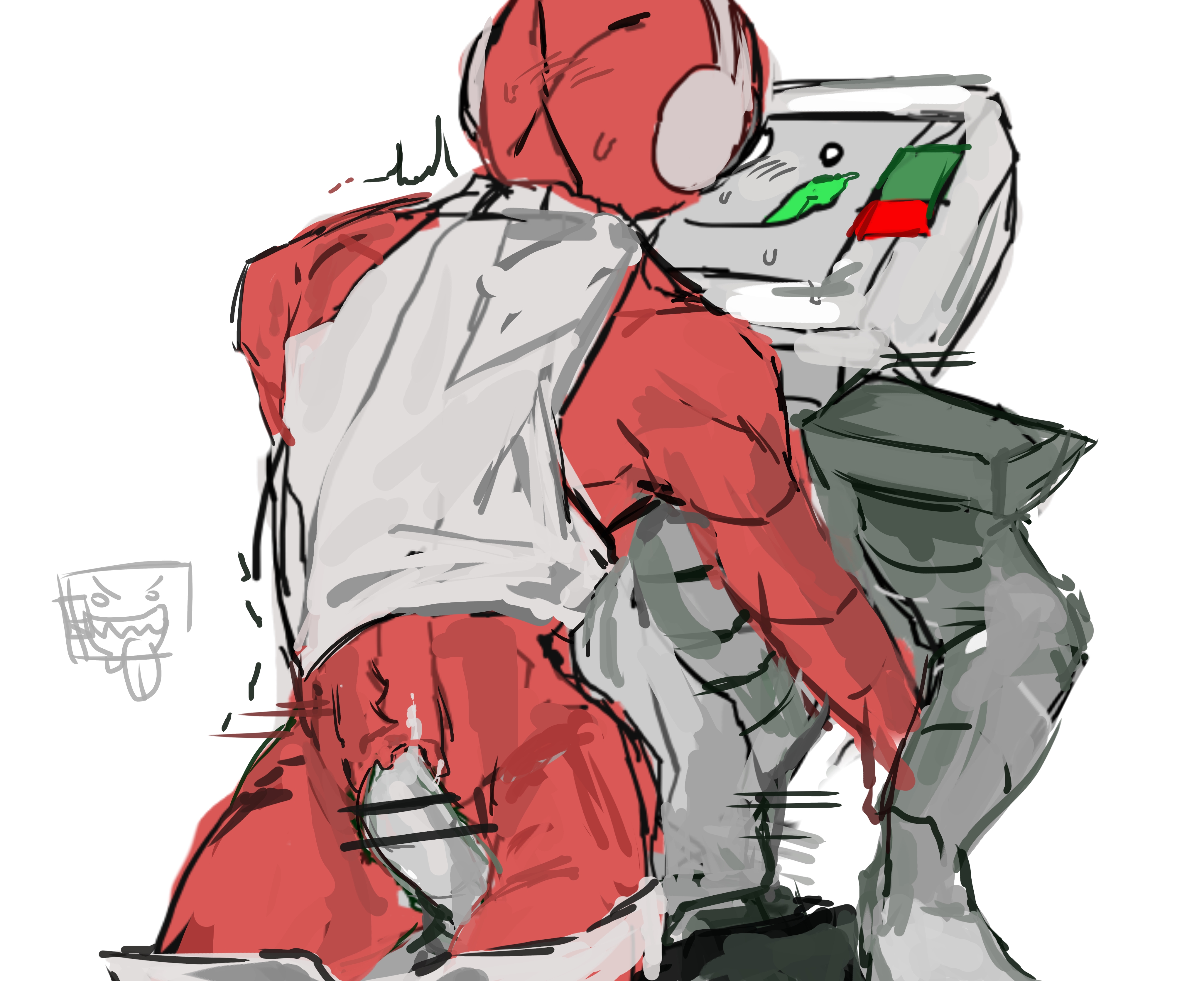 2robots, badware (die of death), cum in pussy, cum inside, cuntboy, cuntboy/male, die of death (roblox), droid, gay sex, killdroid, killdroid (die of death), metallic body, penetration, penetration from behind, pussy, roblox, roblox game, robot, robot cum, robot on robot, robot penis, robot pussy, sitting on lap, sketch, stretched pussy, sweating, tagme (artist), thrusting, thrusting forward, thrusting into pussy, tremble lines, virus