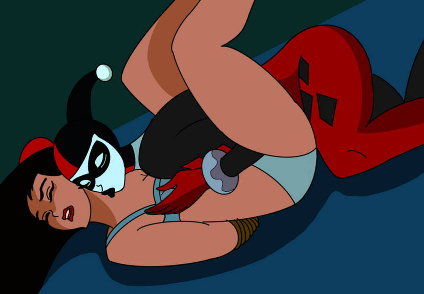 dc dc_comics dcau forced harley_quinn lesbian_rape lois_lane lois_lane_(dcau) superman:_the_animated_series yuri