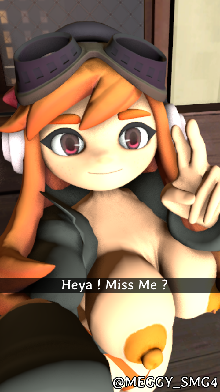 artist_request big_breasts big_nipples braless breasts female female_focus female_only human_meggy light-skinned_female light_skin meggy_spletzer nipples nude nude_female sexting shirtless smg4 snapchat snapchat_sexting solo solo_female source_filmmaker source_request