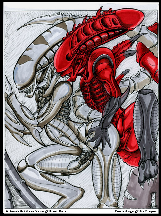 alien alien_(franchise) anal anal_sex ass duo erection glans male male_xenomorph nude open_mouth penetration penis precum rock size_difference smile syrinoth teeth thrusting tube wide_hips xenomorph yaoi