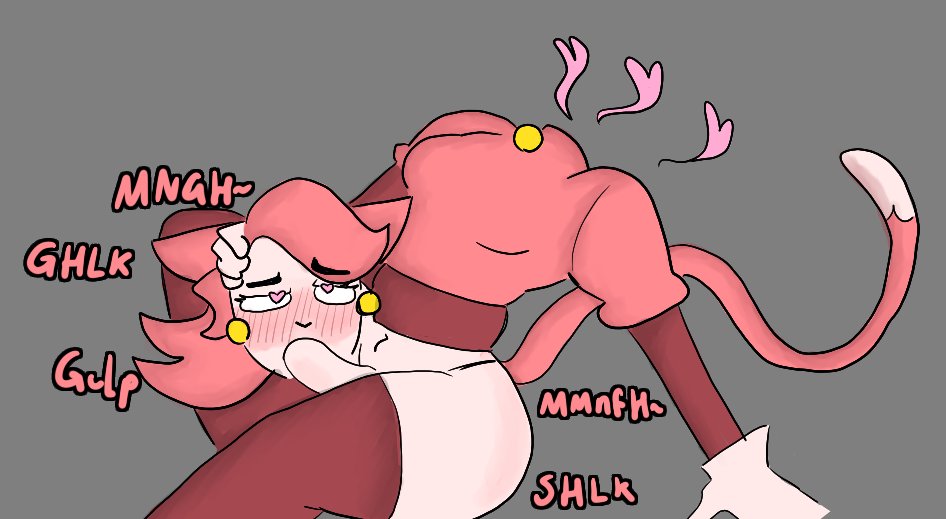 1dickgirl, 2d, 2d artwork, autofellatio, big penis, blush, blushing, bottomless, breasts, cat ears, cat girl, cat tail, catgirl, clothed, clothing, detachable head, dickgirl, dullahan, erection, fellatio, futa only, futanari, heart-shaped pupils, helton, huge cock, humanoid, humanoid penis, mad mew mew, masturbation, oral, partially clothed, penis, pink dress, pink hair, pink panties, pink stockings, sex, sucking own penis, sucking penis, trans woman, undertale, undertale (series)