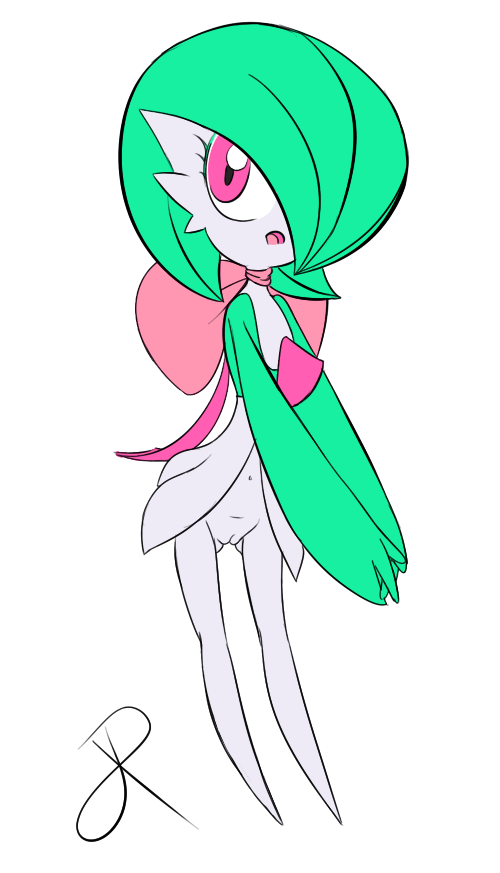 1girls alpha_channel female female_gardevoir female_only flat_chest flat_chested gardevoir green_hair hair humanoid nintendo no_breasts png pokemon pokemon_(species) pokemon_rse pussy rasenxoru ribbon signature simple_background solo transparent_background video_games