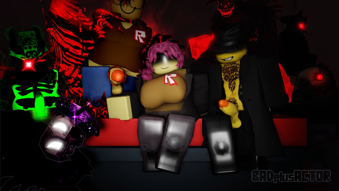1girls, 1x1x1x1 (forsaken), 3d, 6boys, artist name, badplusactor, balls, breasts, clothing, forsaken (roblox), guest 666 (forsaken), imminent gangbang, jane doe (forsaken), john doe (forsaken), mafioso (forsaken), noli (forsaken), penis, penis out, roblox, roblox game, robloxian, slasher (forsaken), tagme