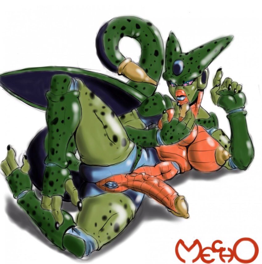 1futa, bio-android (dragon ball), cell (dragon ball), dragon ball, dragon ball z, female, female cell, futa only, futanari, genderswap, genderswap (mti), imperfect cell, intersex, rule 63, solo, tagme