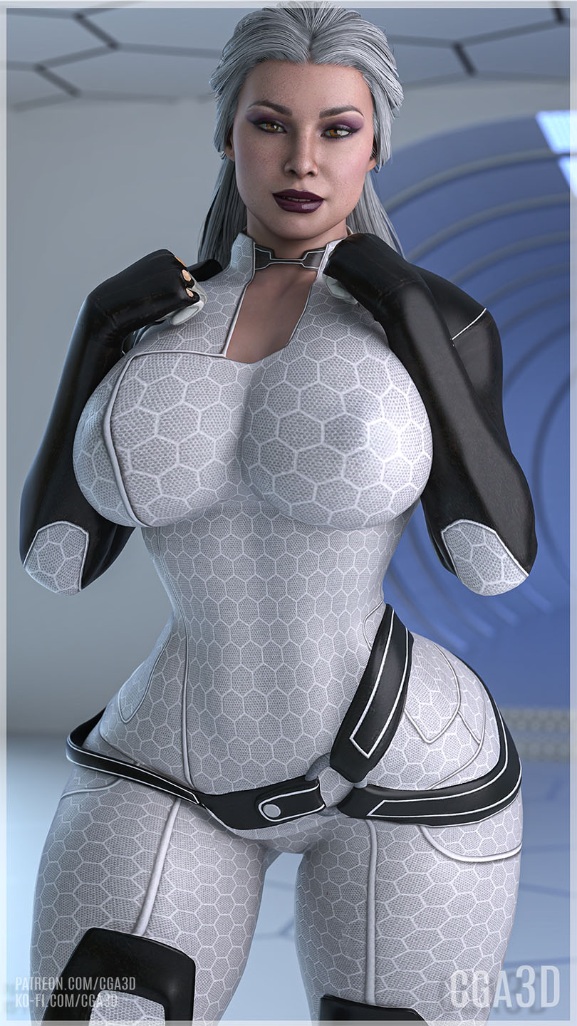 1girls, 3d, abs, areolae, ass, big ass, big breasts, big butt, bodysuit, breasts, bubble ass, bubble butt, busty, cga3d, child bearing hips, cleavage, cosplay, crossover, crossover cosplay, curvaceous, curvy, curvy body, curvy female, curvy figure, edenian, erotichris, female, female focus, female only, fusion, fusion character, grin, hips, large breasts, long hair, long nails, looking at viewer, mass effect, mature, mature female, milf, miranda lawson, miranda lawson (cosplay), mortal kombat, mortal kombat 11, multicolored hair, netherrealm studios, sindel, smug, solo, solo female, solo focus, thick thighs, thighhighs, very long hair, voluptuous female, wide hips