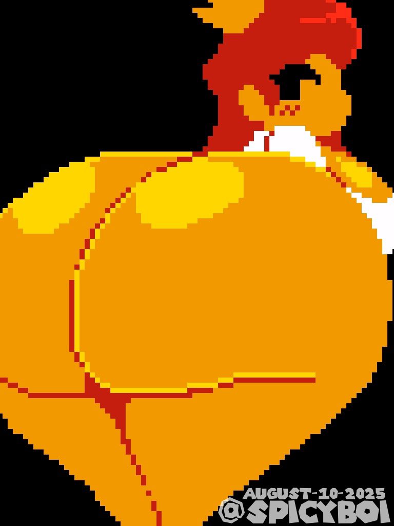 1girls, ass, ass focus, back view, big ass, big breasts, black background, blush, breasts, bubble butt, crown, dated, female, female only, huge ass, hyper ass, large ass, looking at viewer, looking back, mario (series), pixel art, princess peach, princess peach sprite redraw (meme), princess toadstool, red hair, spicyboi, super mario bros., super mario bros. (nes), tagme, thick thighs, twitter username, wide hips, yellow skin