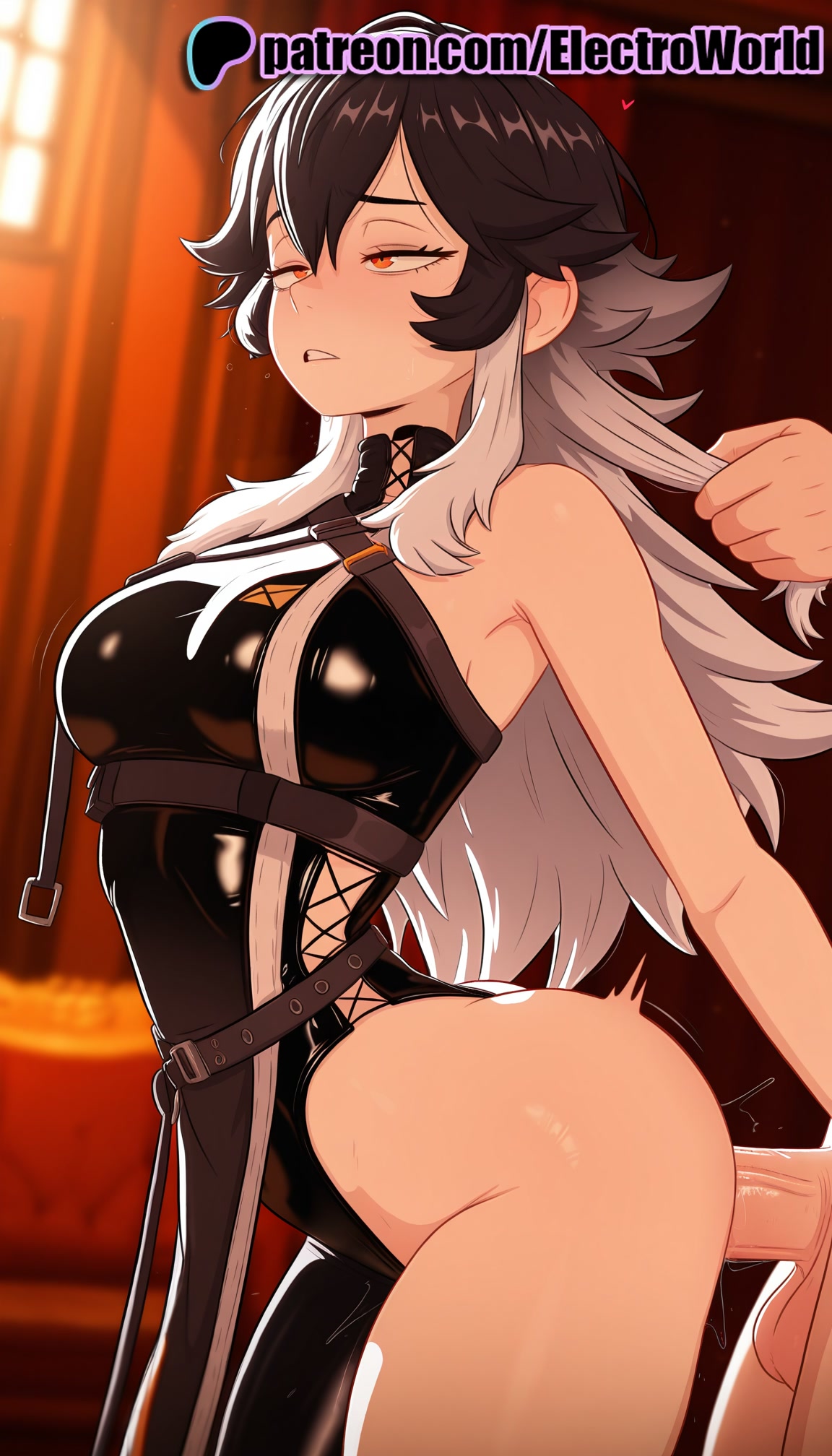 1boy, 1girls, 2025, ai generated, artist name, breasts, bust, chest, clothed sex, cock, dick, electroworld, female, fucking, goddess of victory: nikke, hi res, high quality, high resolution, highres, intercourse, k (nikke), long hair, love making, male, patreon, patreon username, penetration, penis, sex, sexual intercourse, solo focus, stable diffusion, straight, watermark