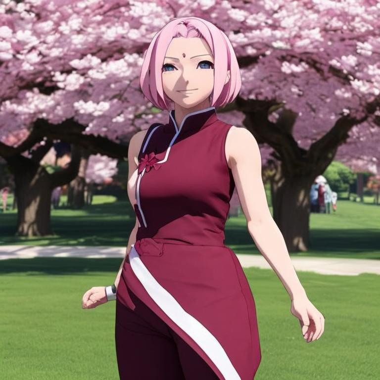 ai_generated beautiful cute naruto_(series) sakura_haruno