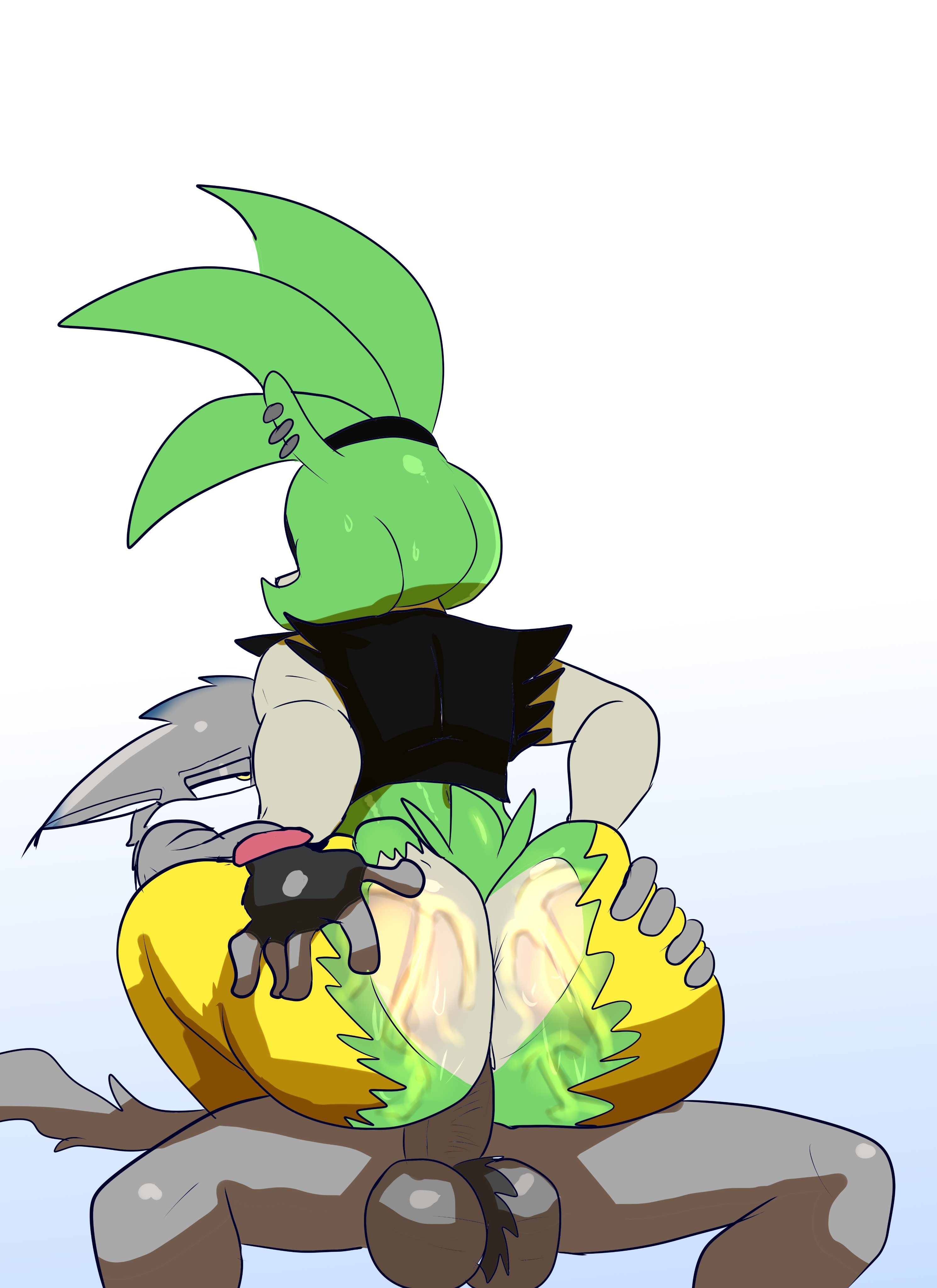 1boy, 1girls, anthro, anthro on anthro, ass, ass grab, balls, big ass, big butt, bubble butt, clothed, clothed female, clothed female nude male, clothing, cowgirl position, fan character, fur, green body, green fur, huge ass, huge butt, large ass, large butt, oc, penetration, penis, ripped clothing, sega, sex, sonic (series), sonic the hedgehog (comics), sonic the hedgehog (idw), sonic the hedgehog (series), surge the tenrec, susknuckles, tail, tenrec, torn clothes
