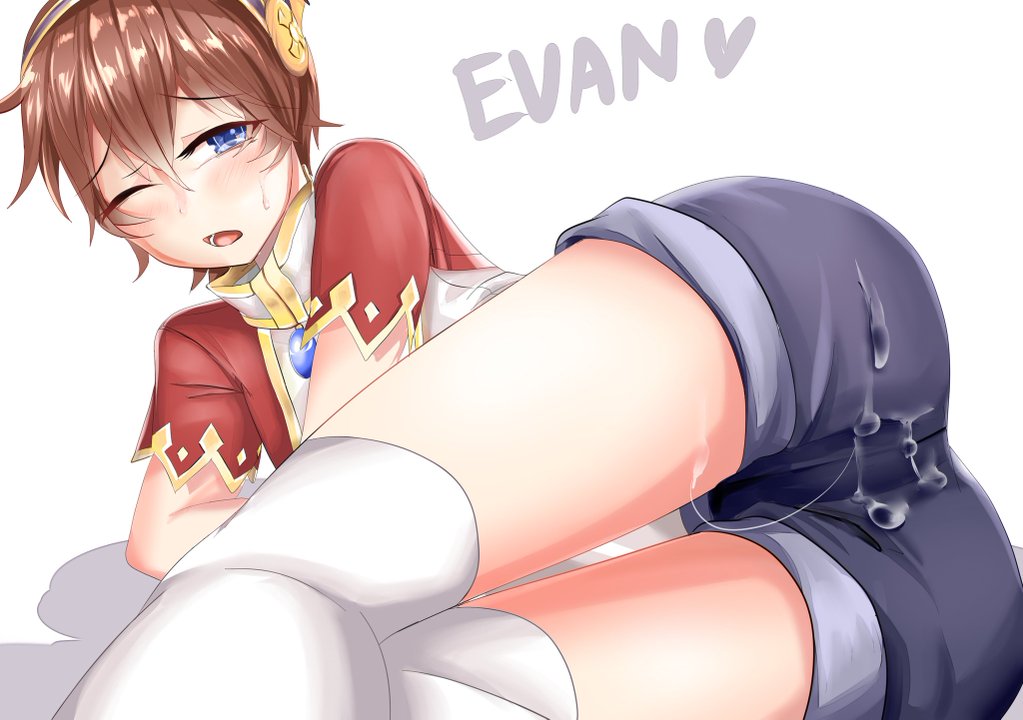 ass butt cum evan_(maplestory) gay male malesub maplestory maplestory_evan socks yaoi