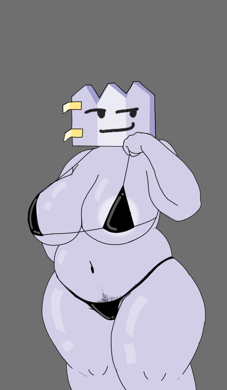 battle_for_bfdi battle_for_dream_island bfb bfdi big_breasts bikini female gaty_(bfdi) jacknjellify object_show object_show_community object_shows osc pubic_hair the_power_of_two thick_thighs tpot