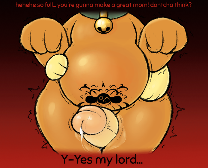 2025 3_fingers 3_toes after_sex anthro ass bat bell bell_collar belly big_butt big_penis bodily_fluids bottom_heavy canid canine canis chikn_nuggit chikn_nuggit_(chikn_nuggit) collar colored cum cum_string dialogue digital_drawing_(artwork) digital_media_(artwork) domestic_dog duo english_text erection feet fingers front_view fur genital_fluids genitals grabbing_belly green_collar hand_on_belly hand_on_hip instant_loss_2koma laugh male male/male mammal mostly_nude navel nude onyn_ring_(chikn_nuggit) orange_body orange_fur paw_pose paws penis pose pregnant pregnant_male pubic_tattoo question_mark sex speech_bubble standing tattoo text thick_thighs thigh_sex toes yellow_body yellow_fur zlut385