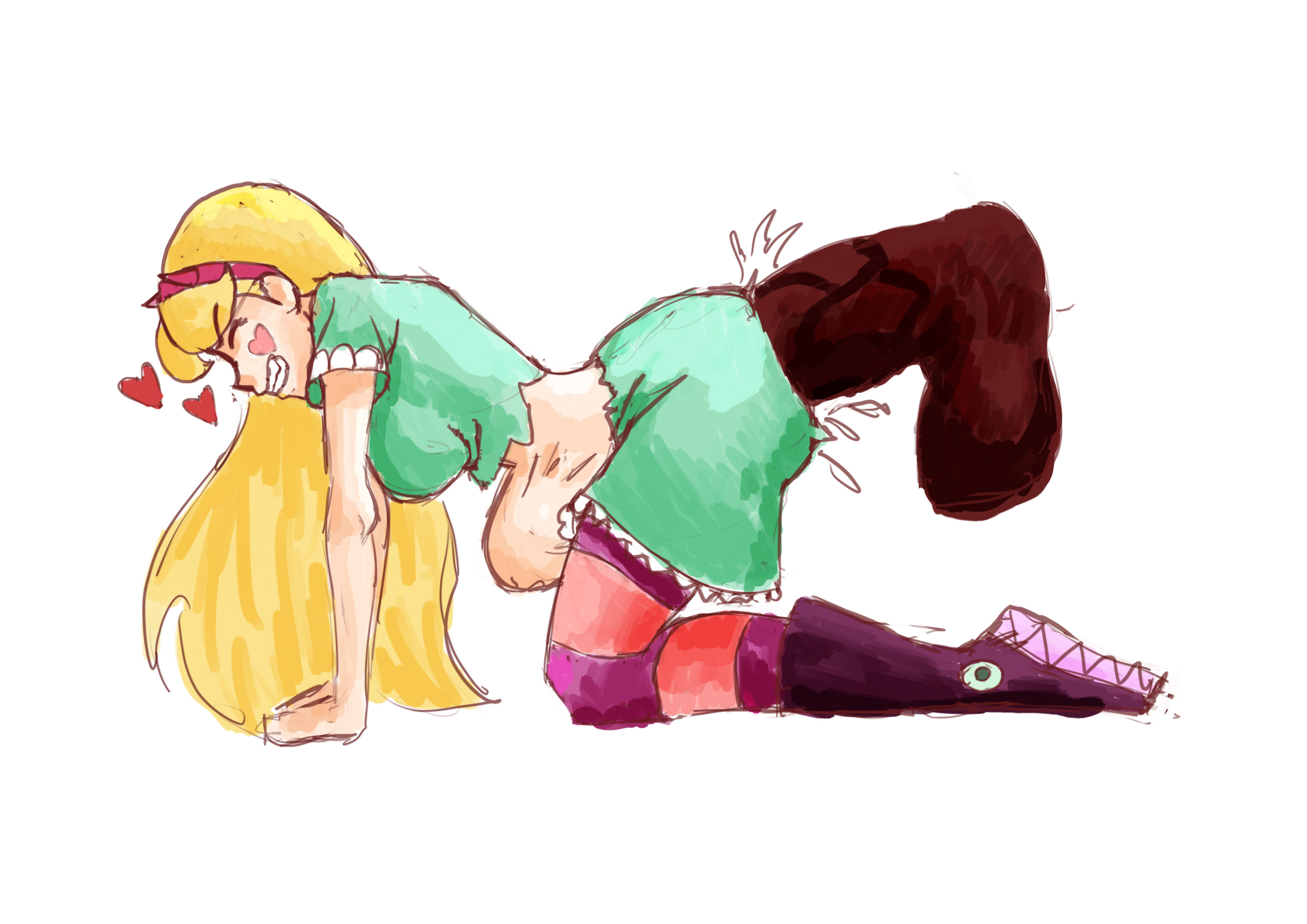 all fours, anal, anal through clothes, blonde hair, bulge, clothed sex, clothing, cumflation, dark skin, dark-skinned male, disney, disney channel, doggy style, female, hair, happy, happy sex, huge cock, hyper, hyper penis, impossible fit, inflation, interracial, large insertion, male, penetration through clothes, penis, penis shaped bulge, royalty, sex, sex through clothes, skirt, smile, star butterfly, star vs the forces of evil, stomach bulge, straight, stretching, white background