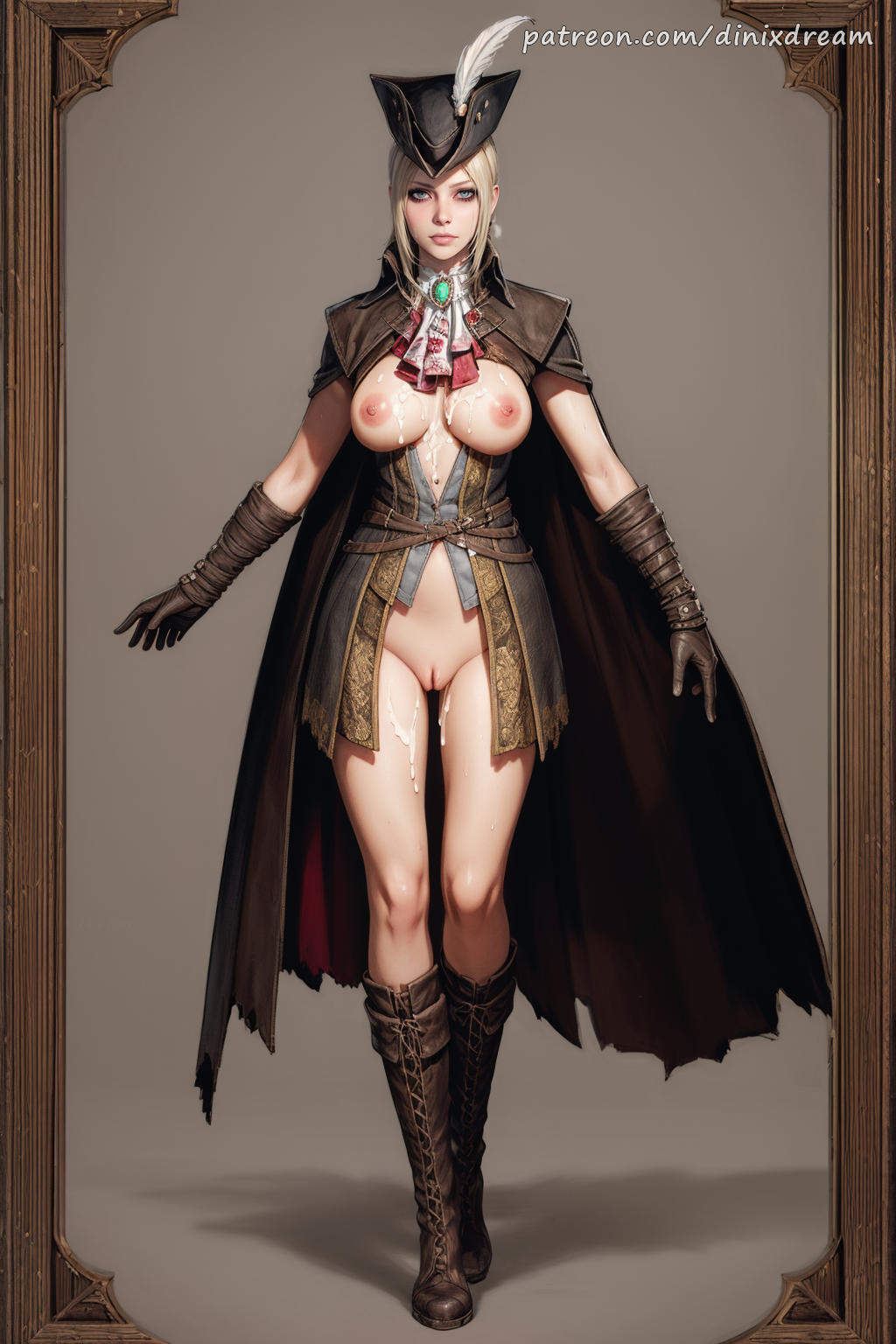 1girls ai_generated ass athletic athletic_female big_ass big_breasts bloodborne blush completely_nude completely_nude_female curvy curvy_figure cute cute_face detailed dinixdream eyelashes eyeshadow female female_only fit fit_female focus fromsoftware high_quality lady_maria_of_the_astral_clocktower legs light-skinned_female light_skin lips lipstick looking_at_viewer makeup mascara mature midriff naked navel nude patreon patreon_username petite pool poolside posing pussy seductive seductive_look slim stable_diffusion standing tagme teenager thick_ass thick_butt thick_thighs thighs young younger_female