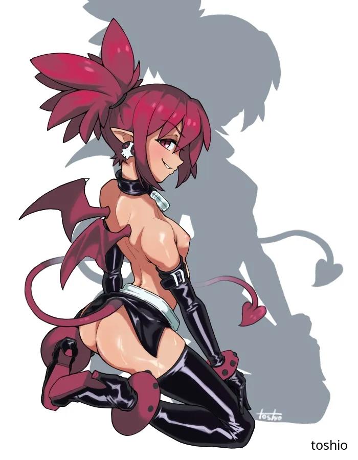 1girls 2d 2d_(artwork) 2d_artwork almost_naked almost_nude areola areolae ass ass_cleavage ass_crack back bare_ass bare_breasts bare_butt bare_nipples bare_shoulders bare_skin bare_tits black_choker black_footwear black_high_heels black_legwear black_shoes black_thigh_highs black_thighhighs breasts butt calves character_request choker copyright_request digital digital_art digital_drawing digital_drawing_(artwork) digital_media digital_media_(artwork) disgaea drawing earrings etna exposed exposed_ass exposed_breasts exposed_butt exposed_nipples exposed_shoulders exposed_skin eyebrows_visible_through_hair female female_focus female_only footwear full_body grin grinning grinning_at_viewer hair_between_eyes hand_on_leg hand_on_own_leg hand_on_own_thigh hand_on_thigh head_tilt high_heels high_resolution highres knees lean_figure legs legwear long_hair looking_at_viewer looking_back looking_back_at_viewer median_furrow mostly_nude naked naked_female naked_woman narrow_waist nearly_nude nipples nude nude_female nudity parted_lips petite petite_body petite_breasts petite_female petite_girl petite_tits pink_areola pink_areolae pink_nipples pointy_ears ponytail practically_nude red-eyed_female red-haired_female red_eyes red_hair shadow shoes shoulder_blades shoulders sideboob sidelocks simple_background slender_body slender_waist slim_female slim_waist small_areola small_areolae small_boobs small_breasts small_nipples small_tits smile smiley_face smiling smiling_at_viewer solo thick_ass thick_butt thigh_highs thighhighs thighs tied_hair tilted_head tiny_breasts tiny_tits toshio touching_leg touching_thigh uncensored uncensored_breasts uncensored_nipples white_background