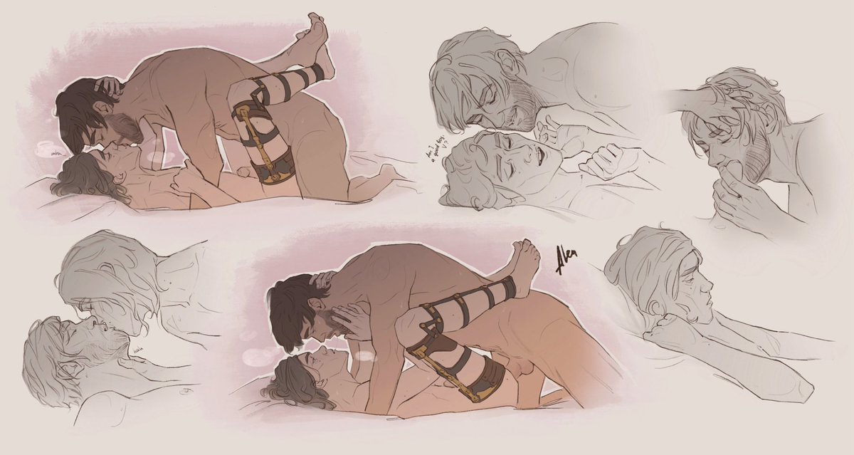 2boys, 2d, 2d (artwork), abs, anal, anal fingering, anal sex, anus, arcane, arcane jayce, arcane viktor, arched back, ass, ass focus, balls deep, beard, beard stubble, big balls, big cock, big penis, bigger male, bigger penetrating smaller, black hair, blowjob, boys, brown hair, closed eyes, cock, color, colored, couple, couple (romantic), couple sex, cum, cum drip, cum in ass, cum on body, cumming, daddy and twink, dark hair, dark skin, dark-skinned male, dark-skinned male/light-skinned male, deep penetration, digital media (artwork), dominant male, english text, eye contact, femboy, feminine male, gay, gay male, gay sex, grabbing hips, groan, hand on ass, holding, jayce talis, kissing, kissing while penetrated, kissing while penetrating, league of legends, leg brace, light skin, light-skinned male, long hair, long hair male, looking at another, looking at partner, looking down, looking pleasured, male, male focus, male only, male/male, masculine gay, masculine male, massive cock, massive penis, missionary position, moaning, moaning in pleasure, multiple boys, multiple views, naked, naked male, nude, nude male, open eyes, oral sex, pecs, penetration, penis, penis in ass, riding, riding penis, romantic, romantic couple, romantic sex, sex, size difference, sketch, skinny male, smaller male, smaller penetrated, submissive male, sucking penis, tan skin, tan skinned male, twink, underwear down, viktor (league of legends), yaoi