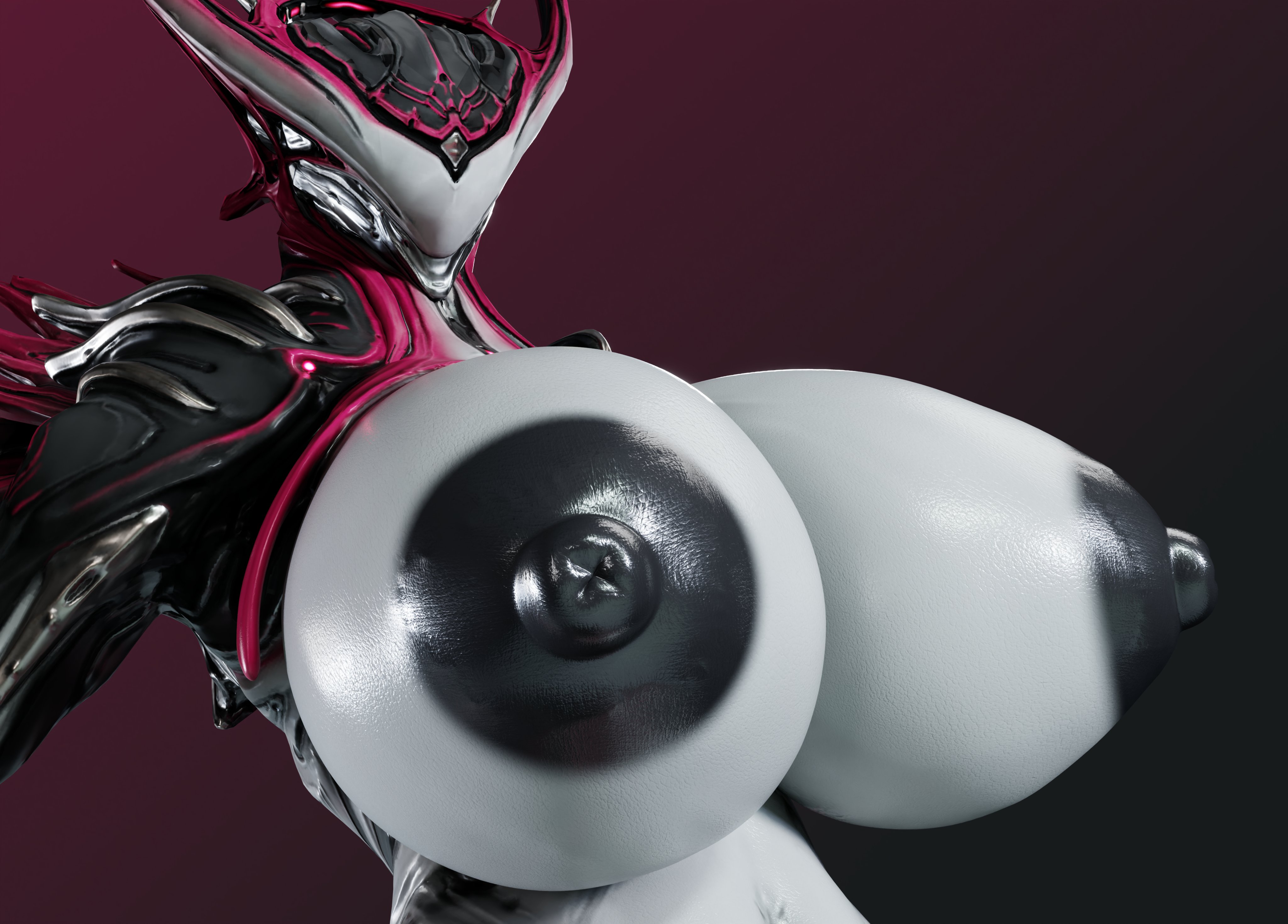 3d, arachnid, arachnid humanoid, areolae, big breasts, big nipples, black areola, black nipples, blender, breasts, breasts bigger than head, breasts out, exposed breasts, exposed nipples, gigantic breasts, guidugalle, guimontag, huge breasts, huge nipples, large breasts, nipples, oraxia (warframe), presenting, presenting breasts, spider, sumsmutcreator (modeler), vulgarvictor, warframe, white body