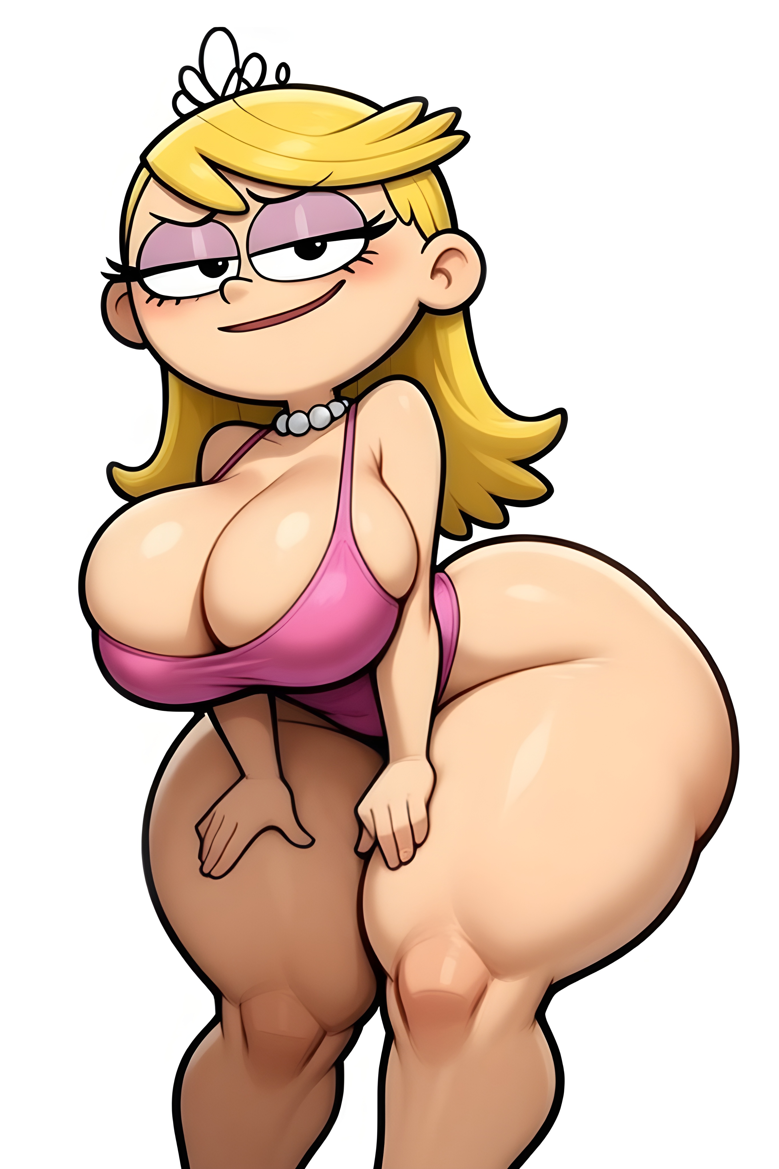 1female, 1girls, aged up, ai generated, big ass, big breasts, big butt, brasil louco, breasts, bubble ass, bubble butt, curvaceous, curvy, curvy body, curvy figure, cute, dominant, dominant female, fat ass, fat butt, fat female, female, female only, front view, large ass, large breasts, lola loud, looking at viewer, seducing, seducing viewer, seductive, seductive look, seductive smile, sexy, sexy body, sexy pose, simple background, solo, solo female, solo focus, tagme, teen, teen girl, teenage girl, teenager, the loud house, thick ass, thick body, thick butt, thick thighs, voluptuous, voluptuous body, voluptuous female, white background