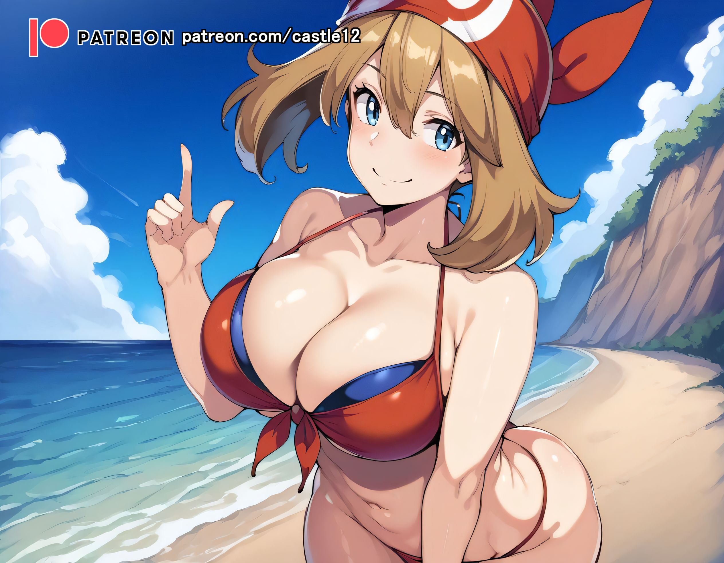 1girls, ai generated, alternate breast size, ass, ass focus, big breasts, bikini, blowjob, breasts, busty, castle12, cowgirl position, cum, cum in mouth, cum in pussy, cum inside, curvaceous, curvy, curvy body, curvy female, curvy figure, doggy style, fellatio, female, from behind position, huge breasts, irrumatio, large breasts, may (pokemon), missionary position, nipples, pokemon, pussy, pussy focus, reverse cowgirl position, spooning, spread legs, sweat, sweating, sweaty, sweaty body, sweaty breasts, swimwear, thick thighs, thighs, voluptuous