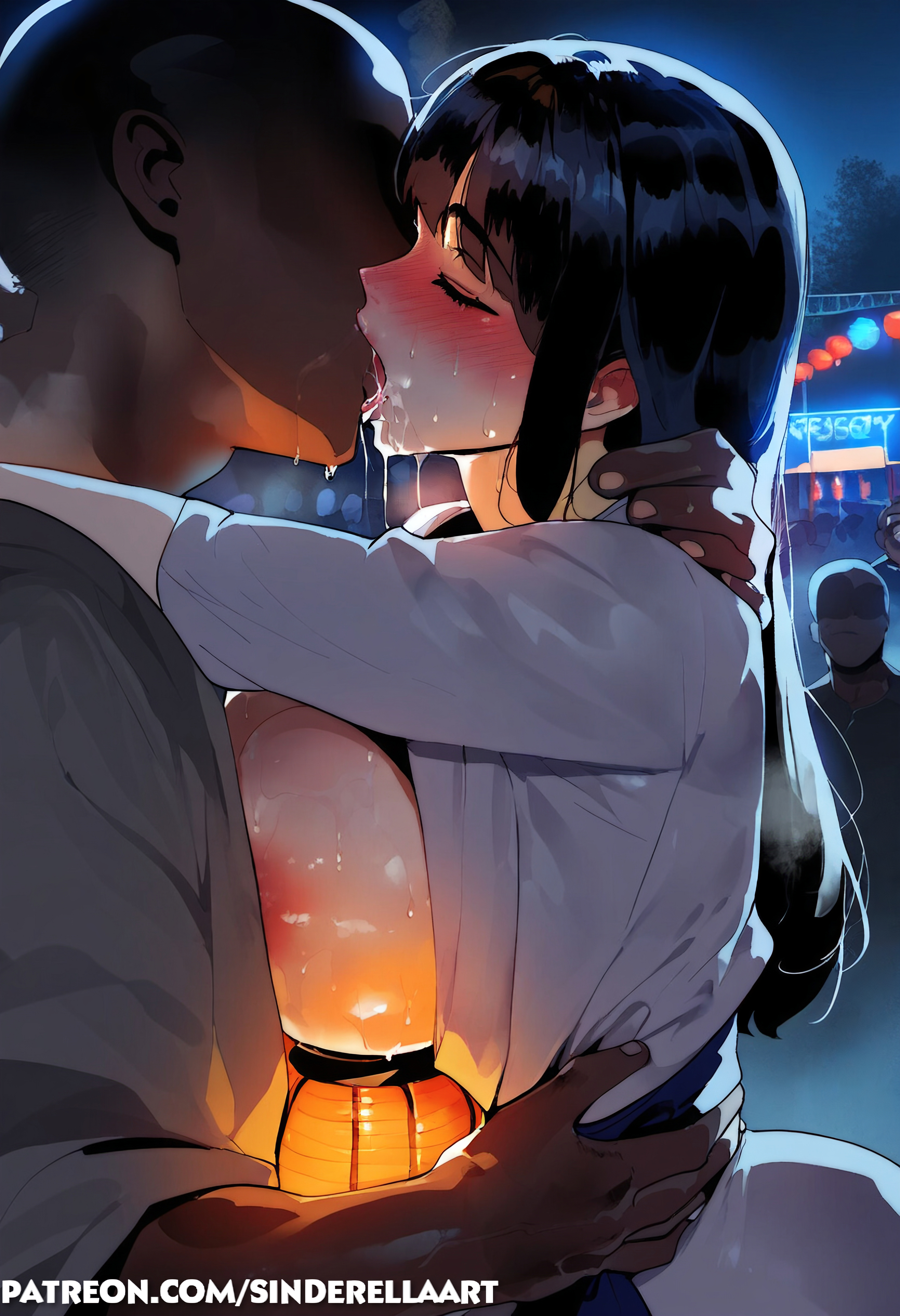 1boy, 1girls, ai generated, ass, big ass, big breasts, big butt, breasts, cheating, dark skin, dark-skinned male, female, huge breasts, hyuuga hinata, interracial, kissing, large ass, large breasts, light skin, light-skinned female, male, naruto, naruto (series), naruto shippuden, netorare, ntr, sinderellaart, straight