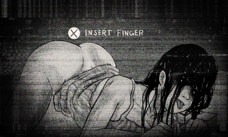 1girls, 2016, 2d, artist request, ass, biohazard, black eyes, black hair, bottomless, female, mia winters, resident evil, resident evil 7