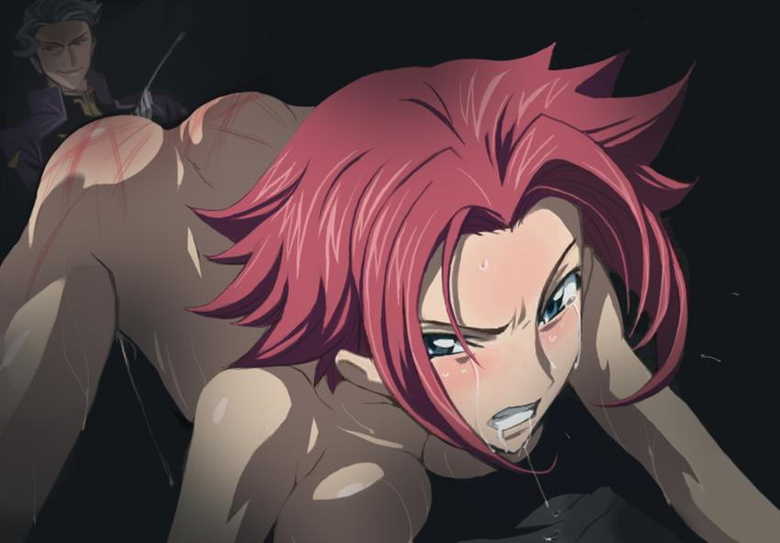 bsdm code_geass hyottokoaki jeremiah_gottwald kallen_stadtfeld nude red_hair warainaku