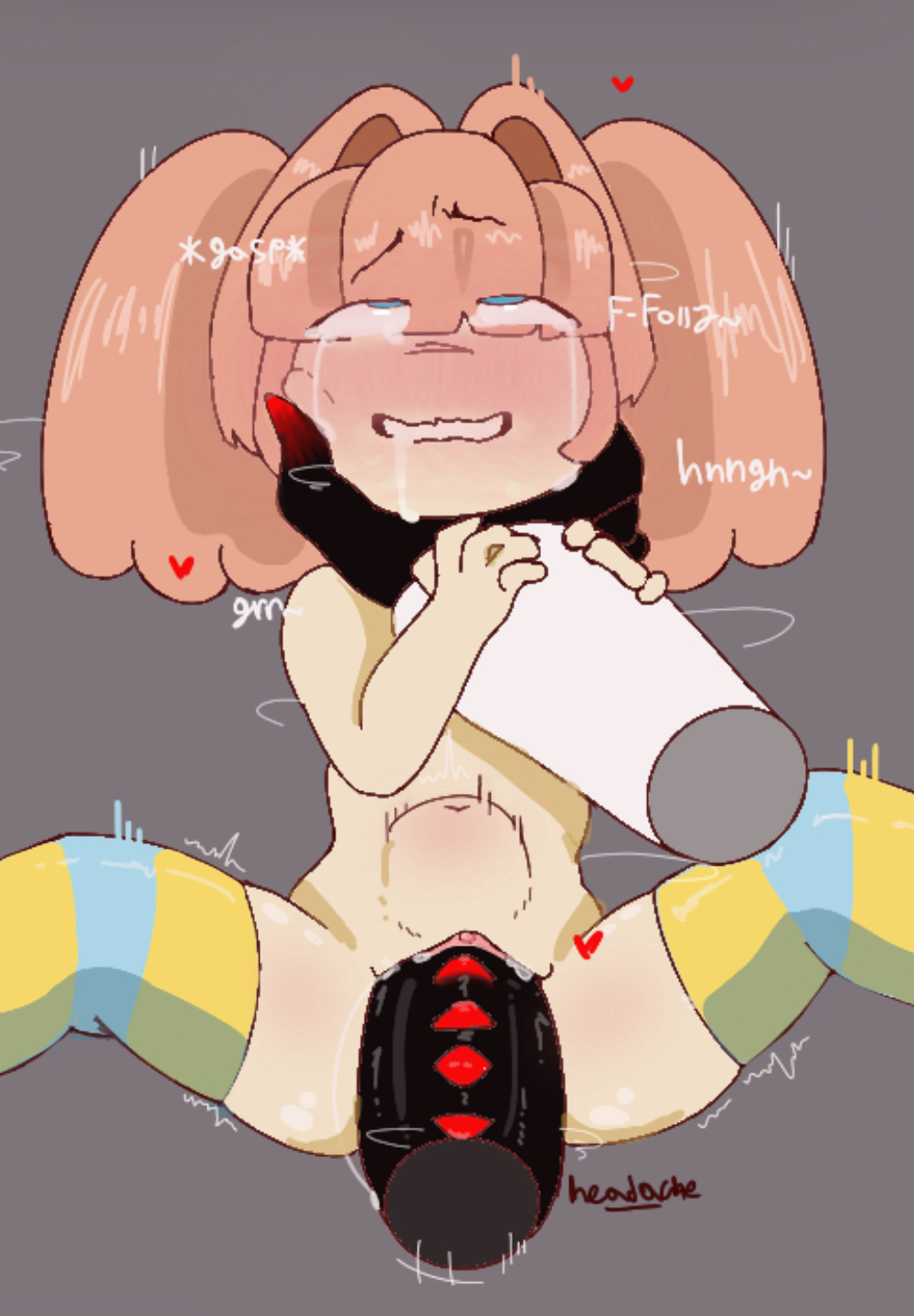 1futa, 1girls, belly bulge, big hands, big penis, blue eyes, blushing, choke hold, choking, clothed, crying, demon, dommy mommy, drooling, dubcon, dubious consent, eyes rolling back, female, folly (regretevator), fucked silly, futa on female, futa penetrating, futa/female, futanari, head ache, heart, huge cock, intersex, lesbian, lesbian sex, moan, moaning, monster, monster cock, motion lines, partially clothed, penetration, penis, penis in pussy, pink hair, pussy, pussy juice, questionable consent, regretevator, roblox, roblox game, rough sex, sadism, sadistic, self upload, shaking, simple background, size difference, smile, smiling, socks, spike, spikes, stat (regretevator), steam, stomach bulge, submissive, sweater, tears, text, thigh highs, thighhighs, trembling, twintails, vagina, vaginal penetration, vaginal sex, whimper, white skin, yuri