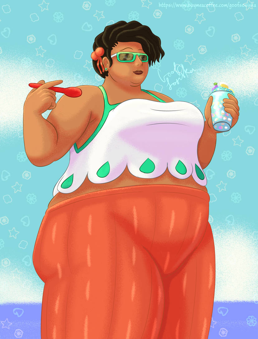 1girls beach chubby chubby_female clothing female flipline_studios franxorcist goofsosika okalani_(papa_louie) papa_louie