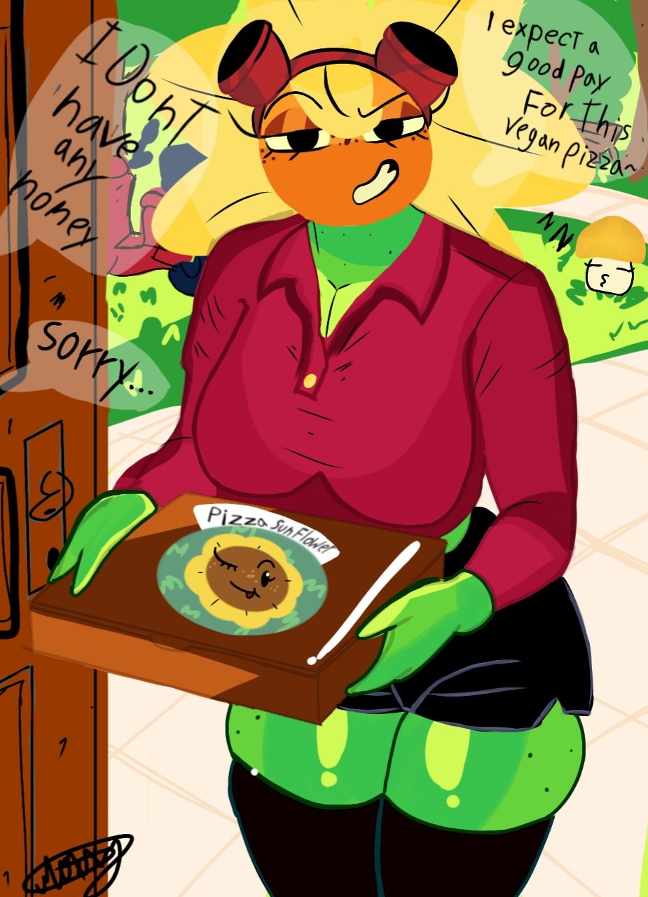 ass big_breasts curvyplant electronic_artsfemale_only feminine_focus flora_fauna flower girl_only heroes moxxy_art plant_girl plant_humanoid plants_vs_zombies plants_vs_zombies: popcap_games sunflower_(pvz) thick_thighs video_game_character video_games wide_hips