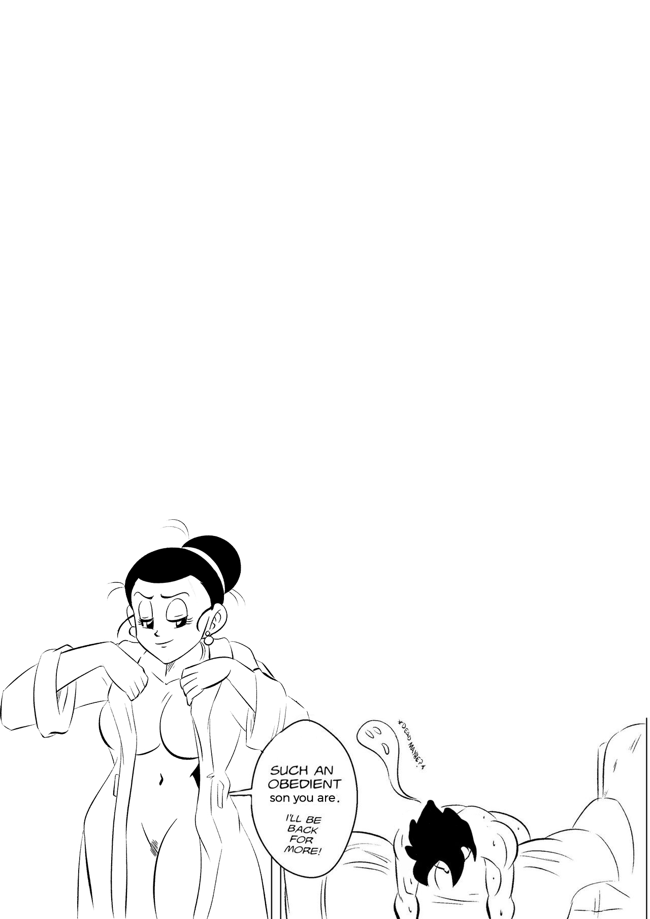 chichi, dragon ball, dragon ball z, funsexydragonball, incest, mother and son, son gohan, tagme