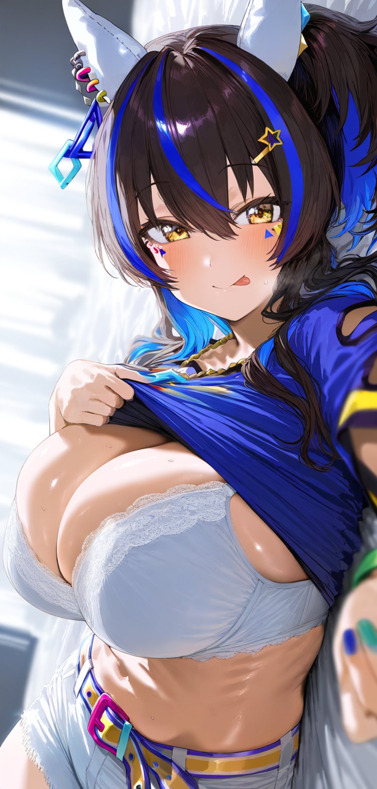 1girls, ai generated, animal ears, anthropomorphization, artist request, daitaku helios (fun fun party night) (umamusume), daitaku helios (umamusume), eyes, female, hair, legs, skin, tagme, umamusume, umamusume pretty derby, young
