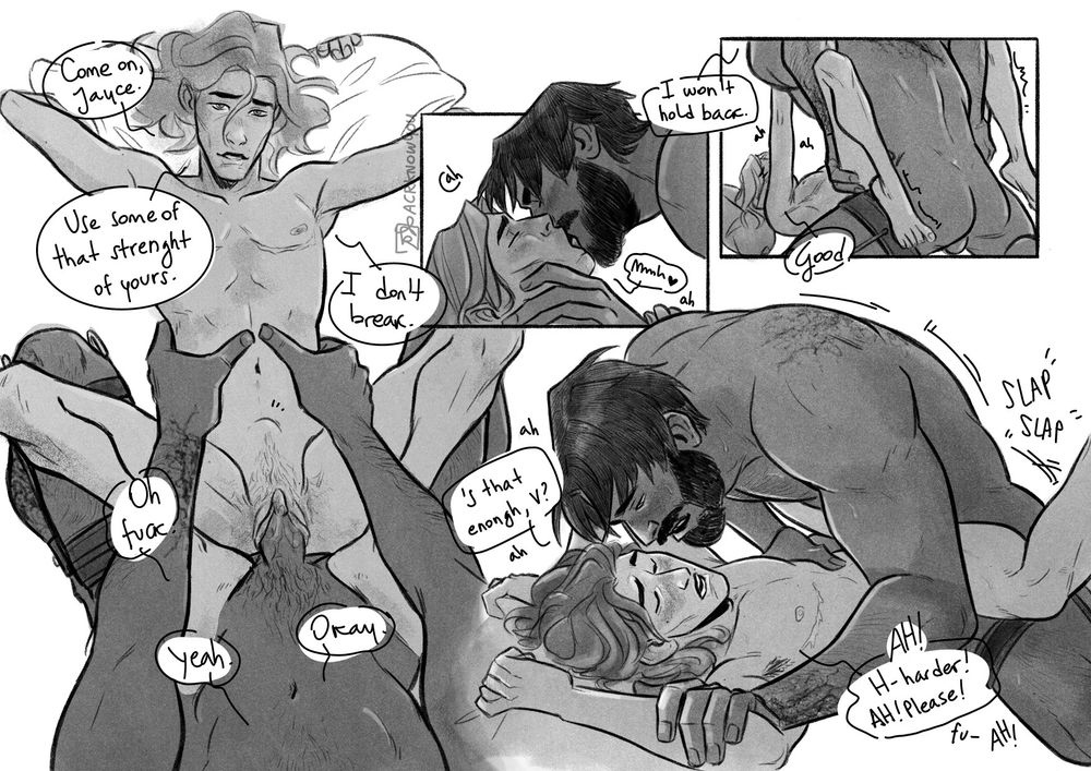 1cuntboy, 1cuntboy1male, 2d, 2d (artwork), arcane, arcane jayce, arcane viktor, balls, balls deep, ballsack, beard, bearded, bed, bedroom, bedroom sex, big clitoris, black and white, blush, bred, bred cuntboy, brown hair, clitoris, cock, comic, cuntboy, cuntboy bred, cuntboy focus, cuntboy penetrated, cuntboy/male, cute, cute face, dark hair, dark skin, dark skinned male, dark-skinned male, deep penetration, dialogue, digital media (artwork), disabled male, dripping cum, dripping wet, english text, eye contact, face, face to face, fucking, fucking good and hard, gay male, hairy pussy, hands, holding, holding object, holding pillow, hugging, i love you, intersex, jayce, jayce talis, jayvik, kissing, kissing while penetrated, kissing while penetrating, latino, latino male, league of legends, legs, light skin, light-skinned male, long hair, long hair male, loving couple, loving it, loving sex, lube, male, masculine gay, masculine male, missionary, missionary position, missionary sex, moaning, moaning in pleasure, mole, mole under eye, muscular, muscular male, nail polish, naked male, nude, nude male, older male, older male and younger male, pale skin, pants, pants down, partially clothed, partially clothed male, penis, penis in pussy, pillow, praise, pussy, pussy focus, pussy juice, romantic ambiance, romantic couple, romantic sex, sex, size difference, skinny male, sweet, tan skin, thighs, top surgery scars, trans male, trans man, twink, vagina, vaginal insertion, vaginal penetration, vaginal sex, viktor (league of legends), wet pussy, white background