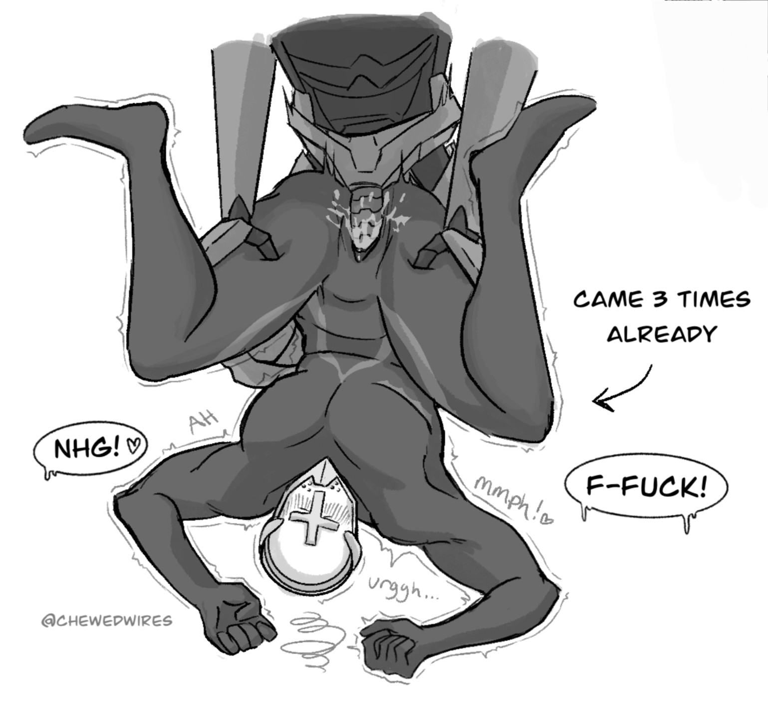angel, chewedwires, cuntboy, gabriel (ultrakill), gay, gay sex, robot, tagme, transmasc, ultrakill, v1 (ultrakill)