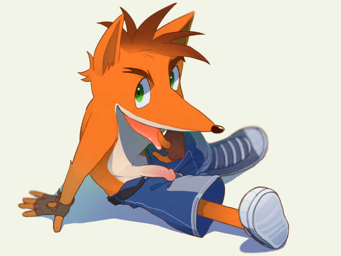 123autumn 1boy anthro bandicoot crash_(series) crash_bandicoot male male_only mammal marsupial penis solo video_games