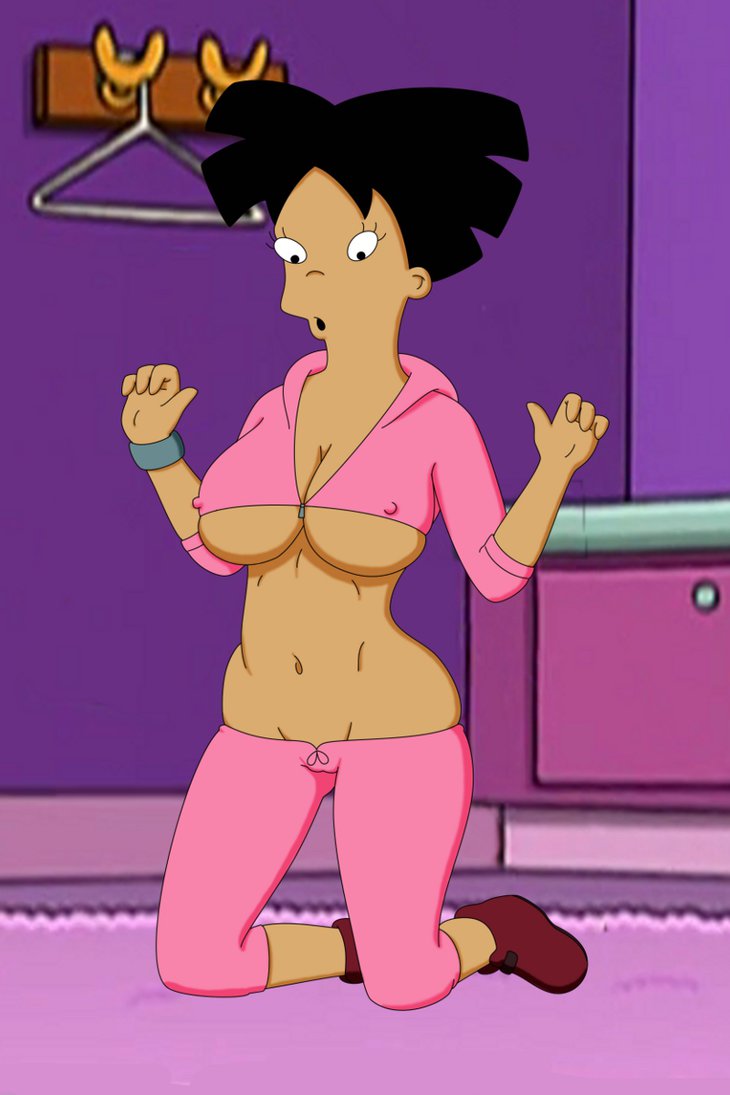 amy wong, big breasts, black hair, breasts, cleavage, female, frost969, futurama, human, small clothes